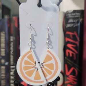 Handmade Citrus Slice Earrings